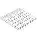 Produktbild Kleine Tastatur, 28-Tasten-Bluetooth-Zifferntastatur Finanzbuchhaltung Büro Wechselloser Laptop für Büro - Silber