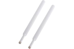 Sughug Antenna 4G LTE Esterna SMA Maschio Bianca, 2 Pezzi Antenna Router di Guadagno del Segnale Compatibile con Huawei B310/B315, Router IoT Industriale Gateway Cellulare Hotspot Fotocamera da Pista