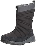 botas de invierno columbia para hombre Material de la suela: Caucho Columbia Meadows Slip-ON Omni-Heat 3D, Botas de Nieve para Mujer, Negro (Black, Dark Stone), 39 EU