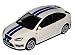 Produktbild Ford Focus ST Weiss Blaue Streifen 2. Generation 2004-2010 1/43 Bburago Modell Auto mit individiuellem Wunschkennzeichen