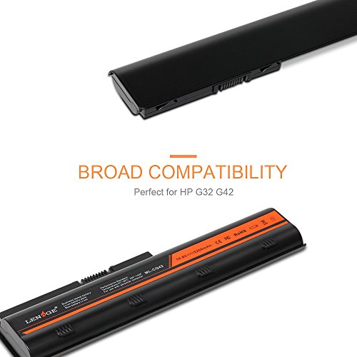 LENOGE Hochleistung Ersatz Akku Laptop Batterie Für HP G32 G42 G42t G56 G62 G72 G4 G6 G6t G7 Mu06 Mu09 10.8V 5200mAh Compaq Presario CQ32 CQ42 CQ43 CQ56 CQ62 Pavilion dm4 dv3 dv4 dv5 dv6 dv7 series - 2