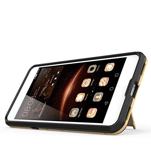 Huawei Y6 2017 Funda  SMTR Ultra Silm H  brida Rugged Armor Case Choque Absorci  n Protecci  n Dual Layer Bumper Carcasa con pata de Cabra para Huawei Y6 2017  rojo