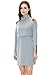 Bearsland Women's Turtleneck Long Breastfeeding Nursing Top Gray UK Size 12-14