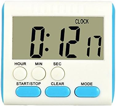 Magnetic Digital Kitchen Timer Cooking Timer Countdown Loud Alarm,24 Hours Clock with Large LCD Display Screen, Retractable Stand