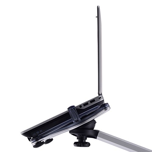 Laptop/Notebook-Bodenständer Halterung Ständer Halter Klammer Schwanenhals für drehbar schwenkbar flexibel - 5