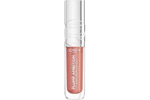 L'OREAL PARIS L'Oréal Paris Plump Ambition - Aceite Labial voluminizador con Ácido Hialurónico - 24H de hidratación* - Nude Macaron