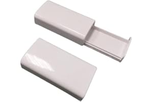 AMENA Magnetischer Schlüsselkasten mit diskretem Verschluss – Robust, Tragbar und Leicht zu Transportieren in Weiß