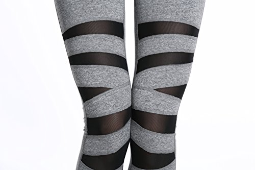 Lotus Instyle Damen Sports Leggings Yoga Laufen Hose mit Netze - 9