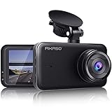 Caméra de Voiture Dashcam Embarquée - AKASO 1080P Full HD 3 Pouces écran IPS Surveillance DVR Avant Grand Angle 170 Degrés Enregistrement en Boucle Parking Moniteur Capteur G WDR Vision Nocturne C320