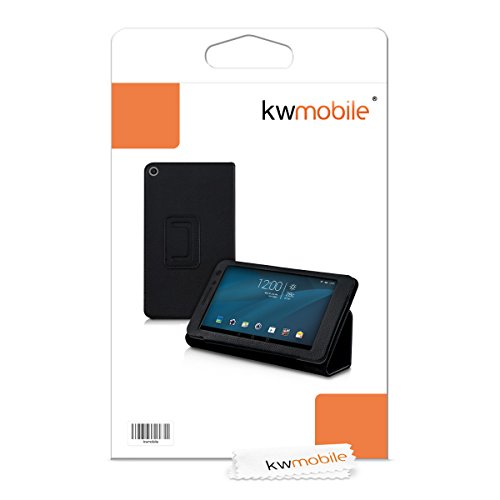 kwmobile Hülle für Huawei MediaPad T1 7.0 / Honor Play Tablet T1 – Tabletcover Slim Case Tablet Schutzhülle – Smart Cover Tabletcase Schwarz - 7