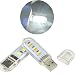 Produktbild Mini USB-Stick Leuchte,Portable USB Nachtlicht Mini LED Lampe Tastatur Computer Schreibtisch Lampen Außen Warmweiß Weiß