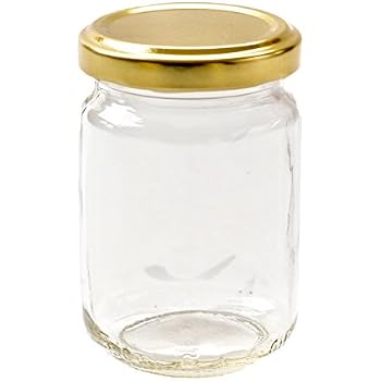 Lot De 24 Pots à Confiture En Verre 350 Ml - Avec Couvercles Dorés 82 Mm, Pour Conserves, Miel, DIY - 4