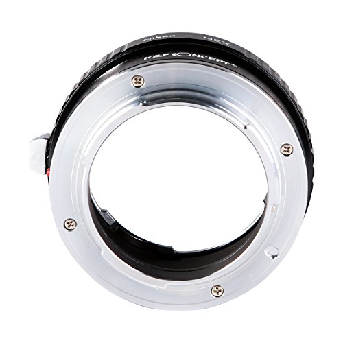 K F Concept Bague adaptation objectif Nikon-NEX avec monture en cuivre pour monter objectif Nikon AI vers bo  tier Sony NEX comme Sony NEX-3 NEX-3C NEX-3N NEX-5 NEX-5C NEX-5N NEX-5R NEX-5T NEX-6 NEX-7 NEX-F3 NEX-VG10 VG20 en M  tal