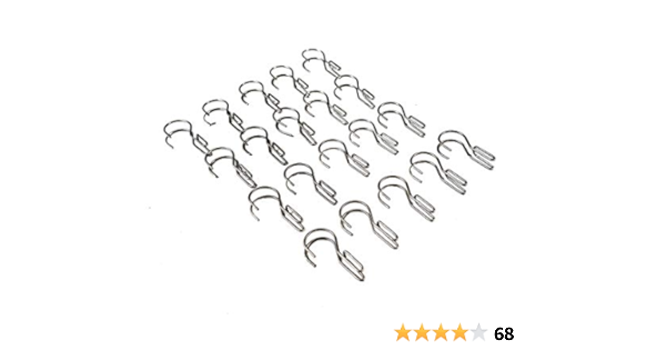 Clip Fur Befestigung Taubenabwehr An Der Dachrinne 20 Er Packung Amazon De Baumarkt