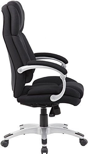 Aston Synchronous Fabric Manager Chair - Black Fabric