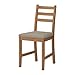 Produktbild IKEA Stuhl LERHAMN- antik gebeizt Ramna beige, 60 cm