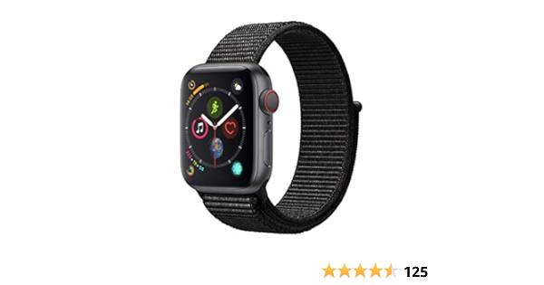 Apple Watch Series 4 (GPS + Cellular, 40mm) - Space Grey Aluminum Case with  Black Sport Loop : Amazon.co.uk: Electronics \u0026 Photo