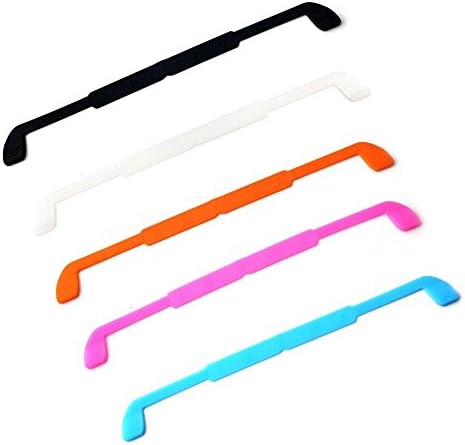 5pcs Anti-slip Silicone Eyeglass Strap Glass Cord Retainer for Kids and Adults when outdoor