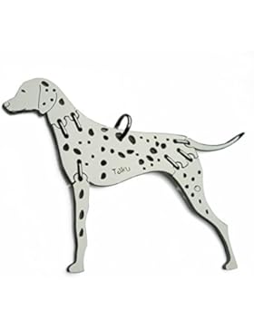 DALMATINER Hunde Tier-Anhänger Medium 925 Sterling Silber Charm Schmuck 078CM