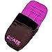 Genuine iSafe Visual 3 Universal Deluxe 2 In 1 Footmuff Cosytoes Liner - Plum Cake