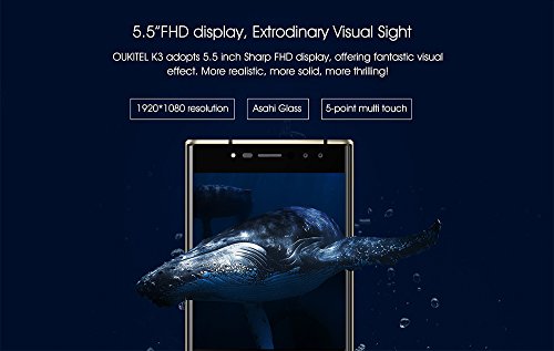 Oukitel K3 Smartphone 4G, 5.5