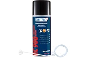 REJEL Dinitrol RC900 Convertisseur de rouille apprêt 400 ml + buse d'extension