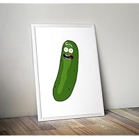 Rick und Morty, Pickle Rick, A4 8.3 x 11.7 Zoll