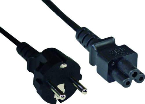 InLine Netzkabel für Notebook (3-polig Kupplung, 5m) schwarz
