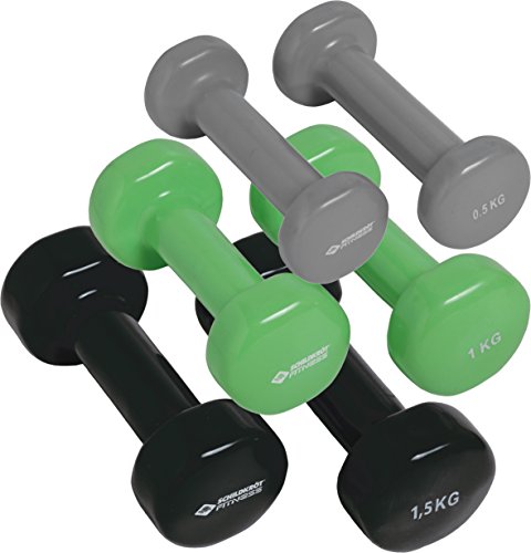 Set de Mancuernas - 2x0,5 Kg, 2x1 Kg, 2x1,5 Kg