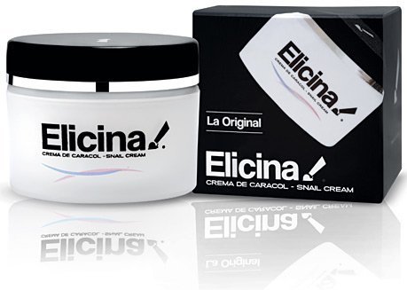 Elicina Crema de Caracol Snail Cream Eliminates & Softens Wrinkles, Acne, Rosacea, Scars, Burns, Age Spots & Stretch Marks
