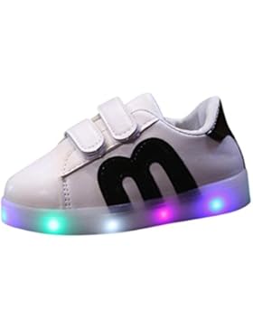 Fuibo Babyschuhe, Kleinkind Kinder Skate Schuhe Kinder Baby Schuhe LED leuchten leuchtende Turnschuhe