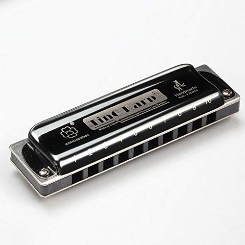 Preisvergleich Produktbild YAMEIJIA Kong Sheng Mundharmonika Instrument für Erwachsene Anfänger Lernen Harmonika,Black