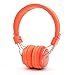 Produktbild GranVela  Q8 [11 Farbe] Bluetooth Faltbarer Stereo On Ear Kopfhörer mit Micro SD (TF) Karte Musik-Spieler Und UKW-Radio Unterstützt 3,5 mm Klinke Neu Art und Weise entwarf Headsets - orange
