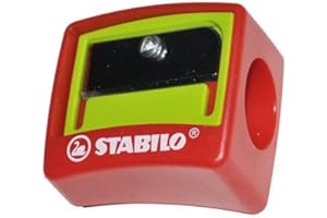 ‎STABILO Stabilo Woody 3-in-1 Anspitzer für Kindersicherheit, Jumbo, Einzelloch-Stift Anspitzer