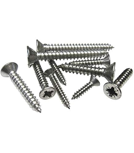 Kayfast A4 Marine Grade Stainless Steel Self-Tapping Screws – No.6, 200 Piece Mixed Pack