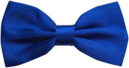 The Cheers Children Girls Boys Toddler Bowtie Pre Tied Wedding Bow Tie Plain Necktie