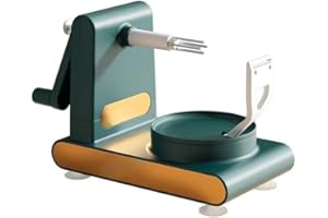 YUZITA Apple Peeler e Corer, Peelers di patate Apple Peeler Corer Slicer Suction Base con Apple Cutter 8 fette in acciaio inox Blades Cucina Macchina per peeling Pear Peelers con corer Tool (Blu)