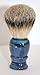 RAZZOOR Shaving Brush Blue Badger Silvertip
