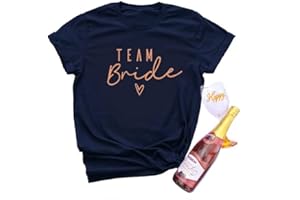 SLENDSHAPER JGA Camiseta del equipo de novia, camiseta para mujer, despedida de soltero, camiseta de dama de honor (S-3XL)