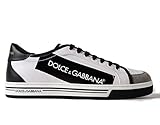  Dolce & Gabbana , Herren Sneaker Weiß Weiss SCHWARZ, Weiß - Weiss SCHWARZ - Größe: 39 EU