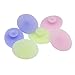 SelfTek 2 Pcs Silicone Facial Cleaning Brush Dirt Remover Deep Clean Face Random Color