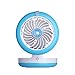 Produktbild Mini-Ventilator Mini-Luftbefeuchtungs-Ventilator, feuchtigkeitsspendend, USB-Tischventilator, blau