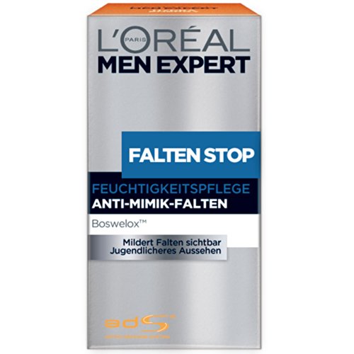 L’Oréal Men Expert Faltencreme Falten Stop Feuchtigkeitspflege, Anti Aging Creme für Männer, 1er Pack (1 x 50 ml) - 2
