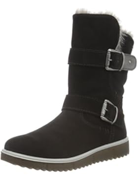 Superfit LORA 700484, Mädchen Schneestiefel, Schwarz (SCHWARZ KOMBI 02)