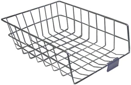 Viso COR610 Steel Wire Chromed Paper Basket with Label Holder