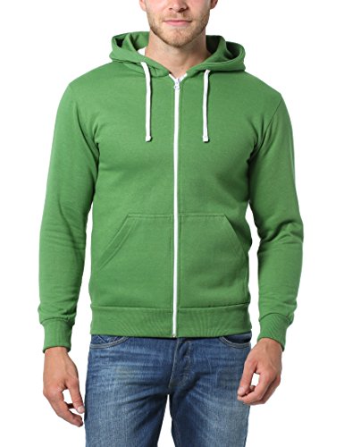 Lower East Chaqueta-sudadera con capucha para hombre, Verde, M