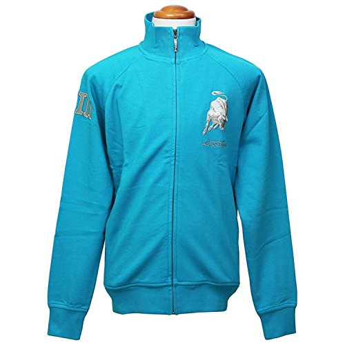 Automobili Lamborghini Sportscar Le Mans Lx111 pour Homme Bleu Full Zip Sweat XL Bleu Clair
