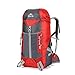 Produktbild LKDKJ Wasserdichter Outdoorrucksack, USB-Aufladung, umlaufender Anti-Cursor, Schulterwandern, Bergsteigen, 45L,6 Farben,red