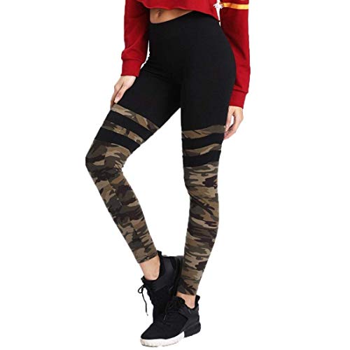 Preisvergleich Produktbild AiBarle Damen Leggings schwarz Schwarz S