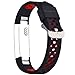 Produktbild Greatfine Armband für Fitbit Alta Hr & Alta Classic Herzfrequenz Smart Watch Fitness Tracker Zubehör / Sport Fitness Ersatzschweißband Ersatzarmband (BlackRed)